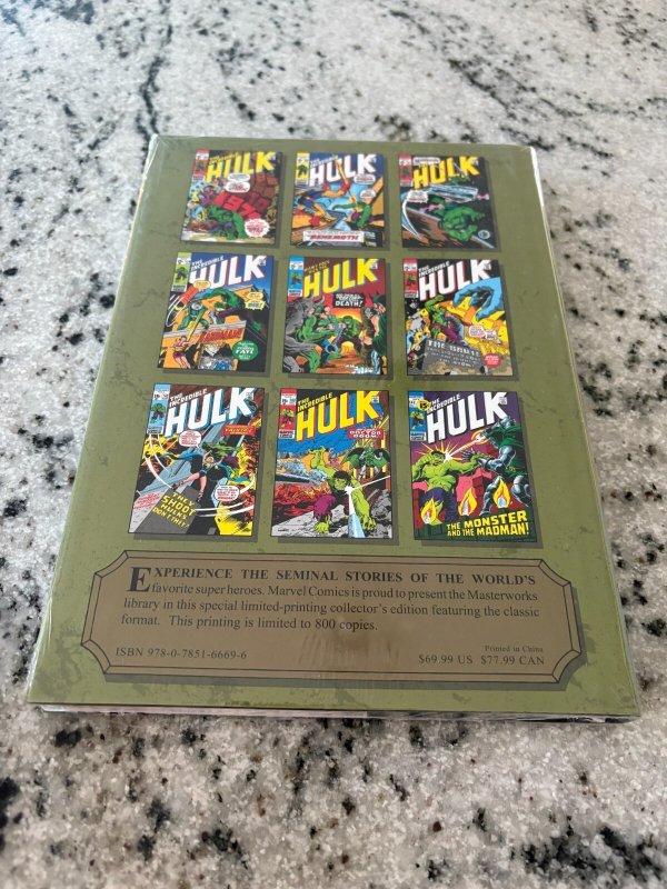Marvel Masterworks Vol # 193 Hulk 135-144 Limited To 800 SEALED Copy 1 J416