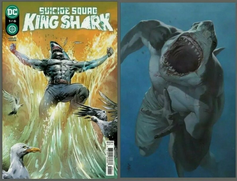 Suicide Squad King Shark #1 Cover A& B Variant Set  2021 NM