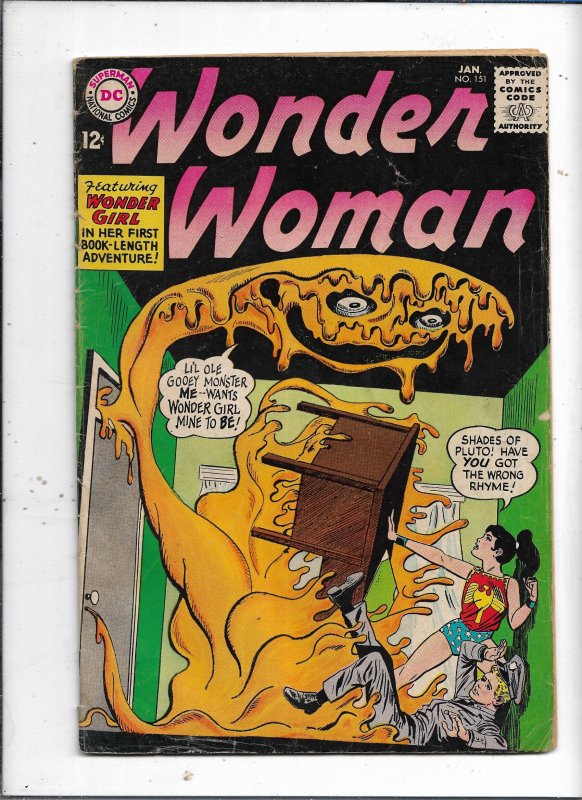 Wonder Woman #151 (1965)  VG