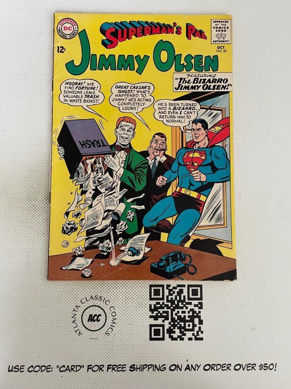 Superman's Pal Jimmy Olsen # 80 FN DC Silver Age Comic Book Batman 15 SM17