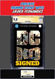 DC K.O. #2 MAIN CGC SS 9.8 JAVIER FERNADEZ PRIVATE SIGNING PRESALE