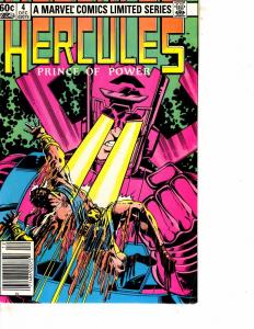 Lot Of 2 Hercules Prince of Power Marvel Comic Books #1 4 ON11