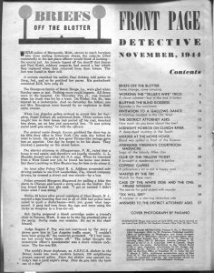 Front Page Detective 11/1940-Dell-one armed woman-female safe cracker-G
