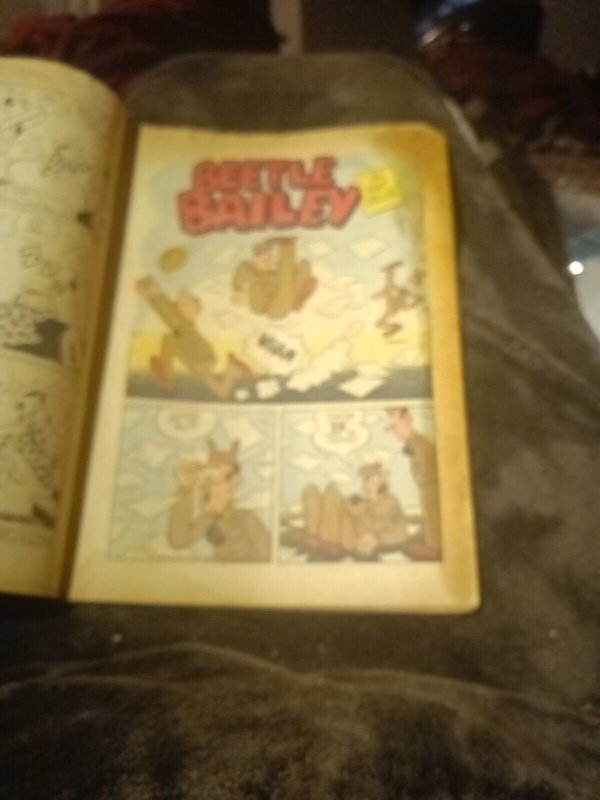 Rare First Appearance of Beetle Bailey(#1) Dell 469 1953 Golden Age Key Book