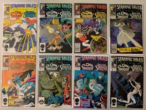 Strange Tales Cloak & Dagger/Dr. Strange comics lot #1-18 16 diff (1987-88)