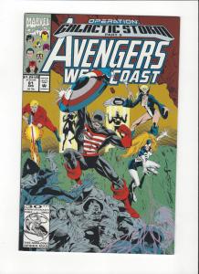 Avengers West Coast #81 Galactic Storm NM