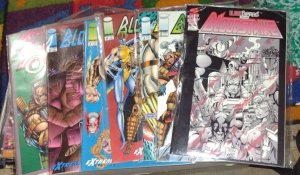 BLOODSTRIKE LOT  # 1  2 3 4 5 6 9 1993 IMAGE  COMICSBLOOD BROTHERS   ROB LIEFELD
