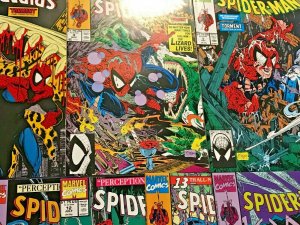 SPIDER-MAN#1-14 VF/NM LOT 1990  TODD MCFARLANE MARVEL COMICS