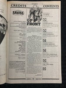 1986 COMICS INTERVIEW #32 FN+ 6.5 Swamp Thing / Steve Bissette