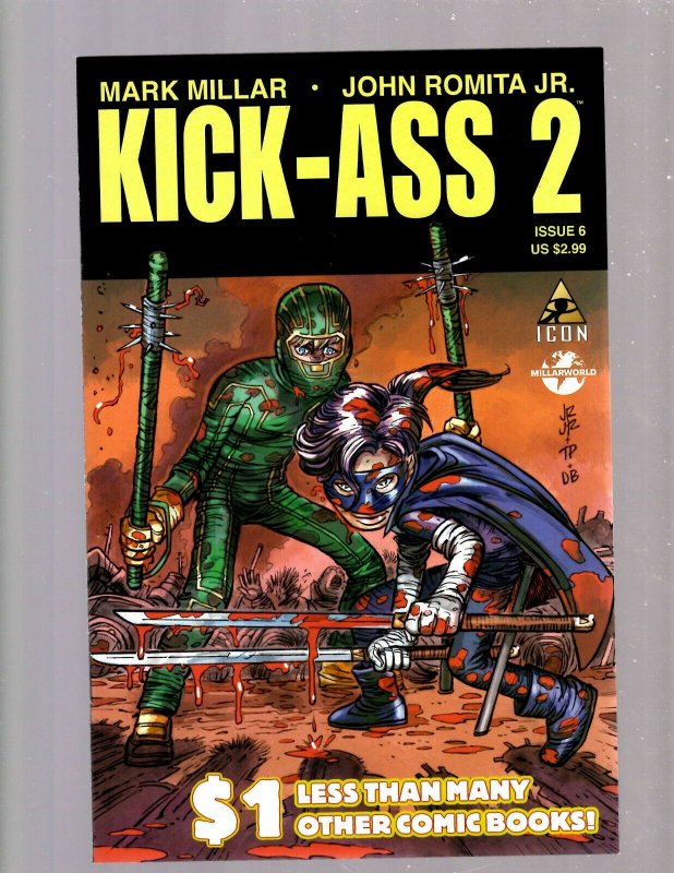 Kick-Ass 2 Complete Marvel Icon Limited Series Comic Books # 1 2 3 4 5 6 7 RP4