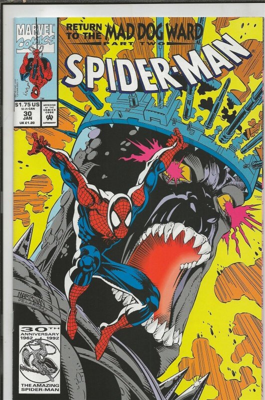 Spider-Man #30 ORIGINAL Vintage 1993 Marvel Comics