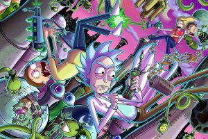 Rick & Morty Chaos Poster 24x36 inches