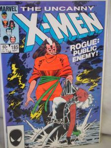 The Uncanny X-Men 185  VF/NM  condition.  Unread. 1984 . Rogue: Public Enemy
