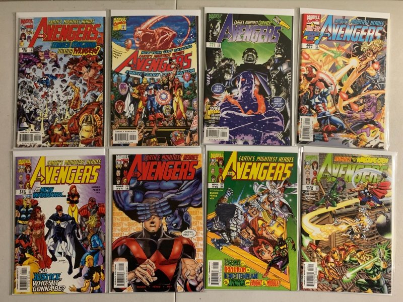 Avengers comics run #1-45 + 4 annual + 1 special 50 diff avg 8.0 (1998-2001)
