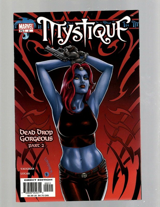 Lot Of 14 Mystique Marvel Comic Books # 1 2 3 4 5 6 7 8 10 11 12 13 14 15 HY5