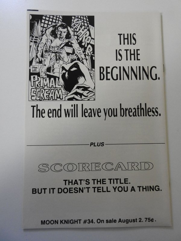 Moon Knight #33 (1983) VF/NM Condition!