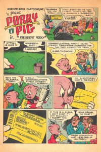 PORKY PIG #295 (Four Color) (Sept1950) 4.5 VG+ Porky Chosen Pres. of Gorgonzola