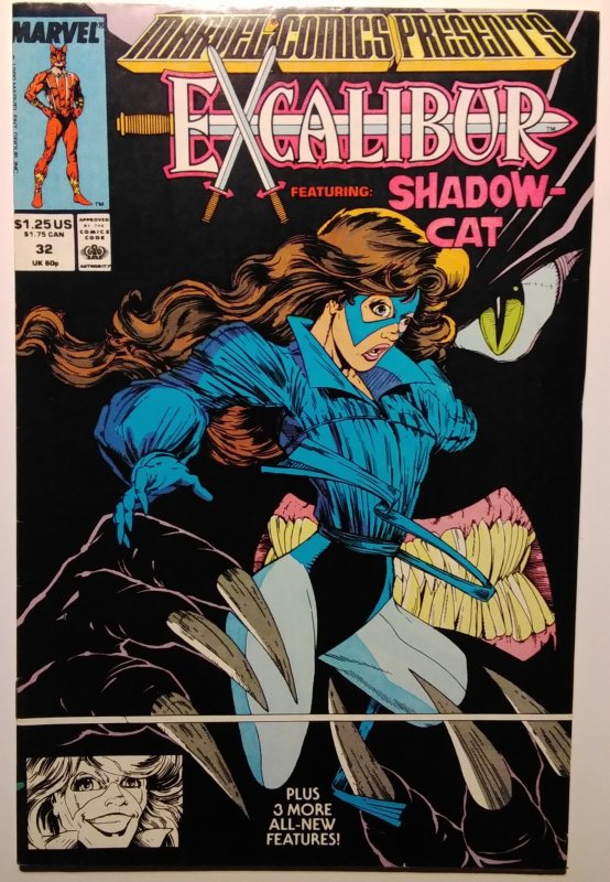 Marvel Comics Presents #32 (1989) Kitty Pryde Shadowcat Excalibur