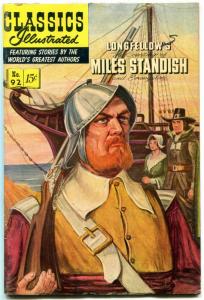 Lassics Illustrated #92-HRN 92-The Courtship of MIles Standish-fine