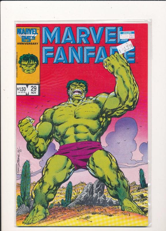 Marvel Comics SET of 6 #26-#31 MARVEL FANFARE FINE/VERY FINE (SIC305)