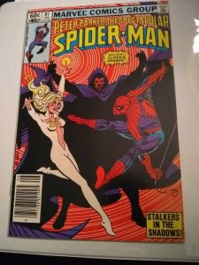 1983 PETER PARKER THE SPECTACULAR SPIDER-MAN 81 CLOAK & DAGGER NM-