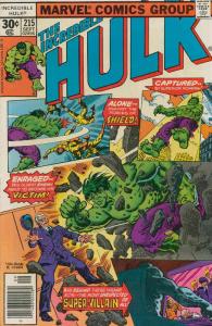 Incredible Hulk, The #215 VG ; Marvel | low grade comic Len Wein