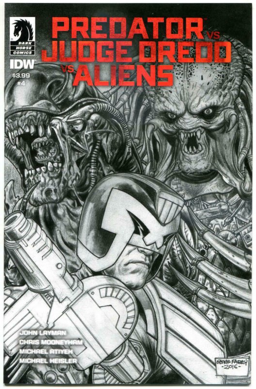 PREDATOR vs JUDGE DREDD vs ALIENS #1 2 3 4 B, NM, Horror, more in store, 1-4 set
