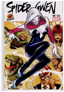 Spider-Gwen #1 Greg Land variant cover Dynamic Forces W/COA.