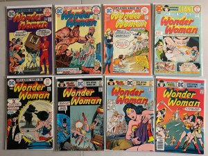 Wonder Woman lot #213-232 DC 1st Series (avg 5.0 VG/FN) 16 diff (1974 to 1977)