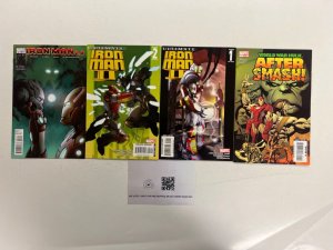 4 Marvel Comics World War Hulk # 1 + Iron Man # 1 2 3 Avengers Defenders 75 JS44