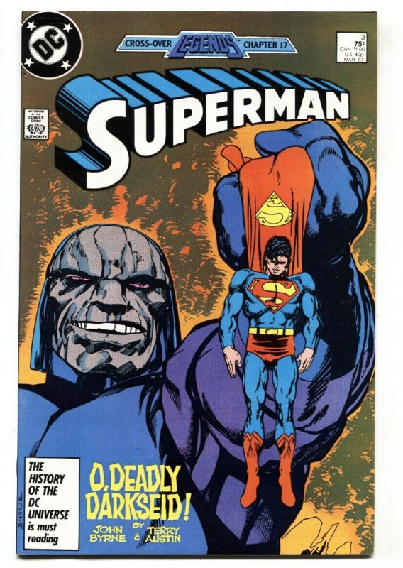 Superman #3 1987 DC comic book DARKSEID cover NM-