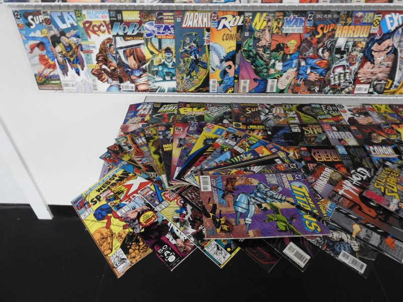 Huge Lot 210+ Comics W/ Spider-Man, Captain America, Thor, Hulk+ Avg Fine Cond!!