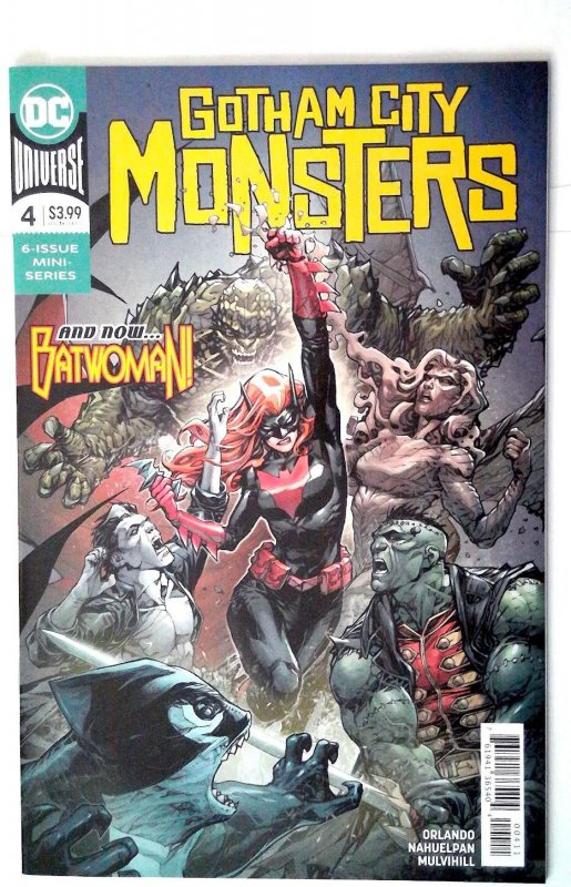 Gotham City Monsters #4 2020 DC 9.4 Batwoman Frankenstein Killer Croc Comic