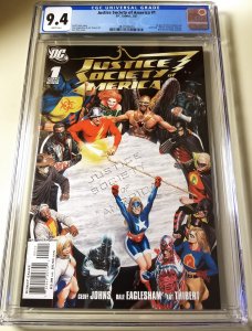 Justice Society of America #1 CGC 9.4 WP 1st New Starman FREE SHIPPING