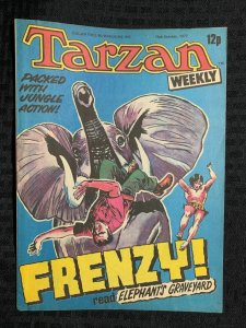 1977 Oct 15 TARZAN WEEKLY UK Comic Magazine FN+ 6.5 Elephant's Graveyard