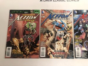 3 DC Comic Books Action Comics #15 16 17 Batman  Superman 132 KE1