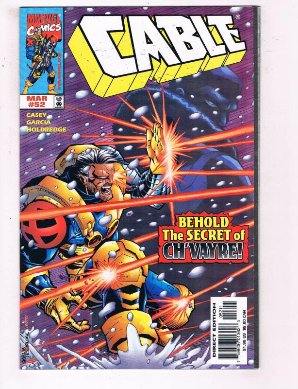 Cable #52 VF Marvel Comics Book Casey X-Men March 1998 DE22