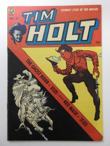 Tim Holt #21 (1950) Co-Starring The Ghost Rider!! Beautiful VG/Fine Condition!