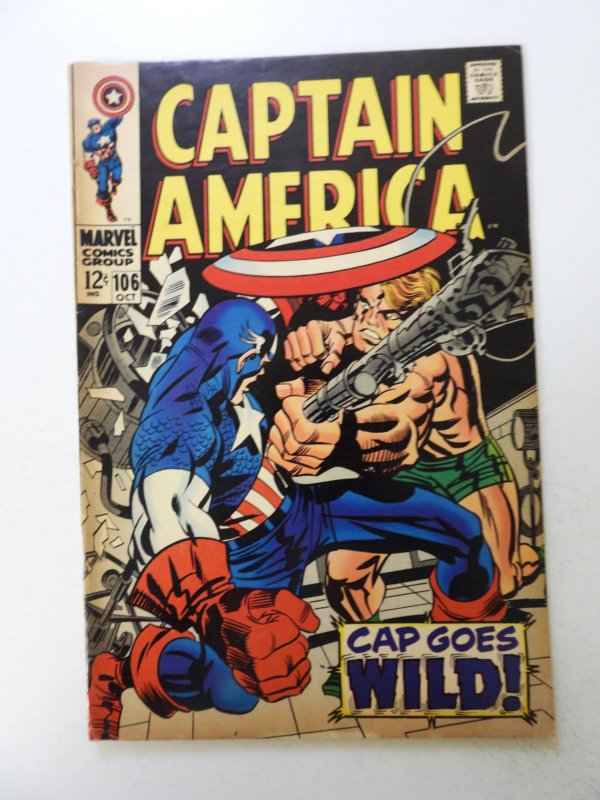 Captain America #106 (1968) VG+ condition