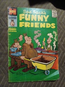 Sad Sack's Funny Friends 7 Harvey Comics 1956 Silver Age And The Sarge