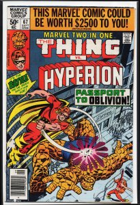 Marvel Two-in-One #67 (1980) Hyperion