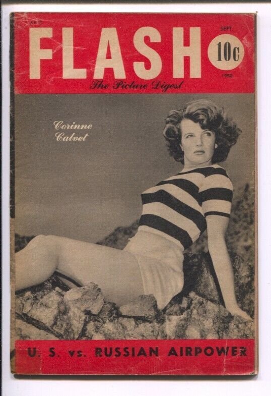 Flash-The Picture Digest #1 9/1950-Corinne Calvert photo cover-cheesecake-1st...