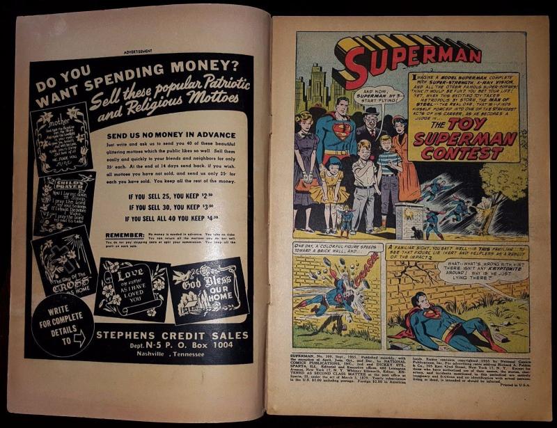 Superman #100 (Sep 1955, DC) 4.0 VG