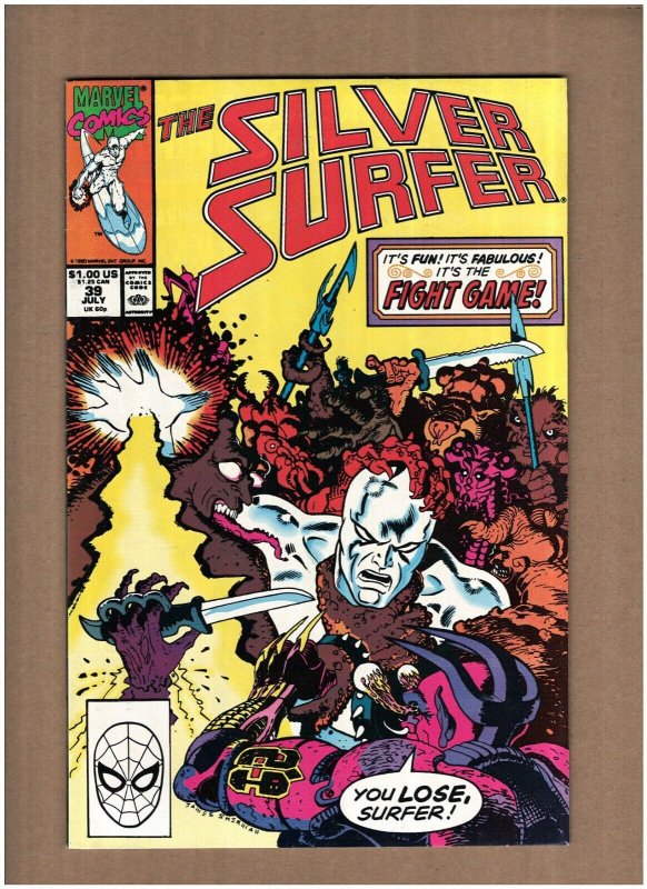 Silver Surfer #39 Marvel Comics 1990 Alan Grant VF 8.0