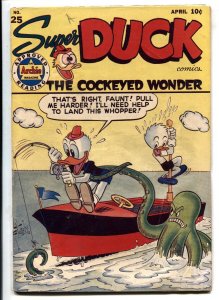 Super Duck #25 1949 Archie Golden Age Comic- Octopus cover