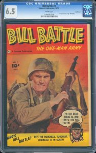 Bill Battle #1 (Fawcett, 1952) CGC 6.5