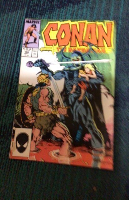 Conan the Barbarian #198 (1987) The River! Red Sonja Wow! Caleb! NM-