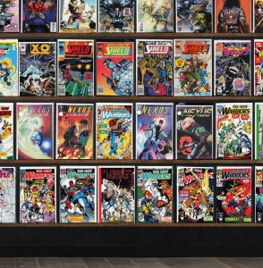 Huge Lot 150+ Comics with The New Warriors, X-O Manowar, Rai & More!