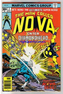 NOVA #3, FN-, DiamondHead, Buscema, Marv Wolfman,1976, more in store