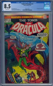 TOMB OF DRACULA #12 CGC 8.5 2ND BLADE GENE COLAN TOM PALMER